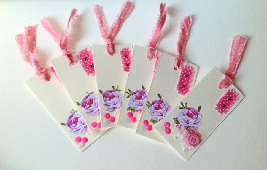 Collage Gift Tags,Handmade Gift Tags Pack of Six