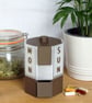 Wood Style Weekly Pill Organiser – 7 Day Rotating Dispenser & Travel Box