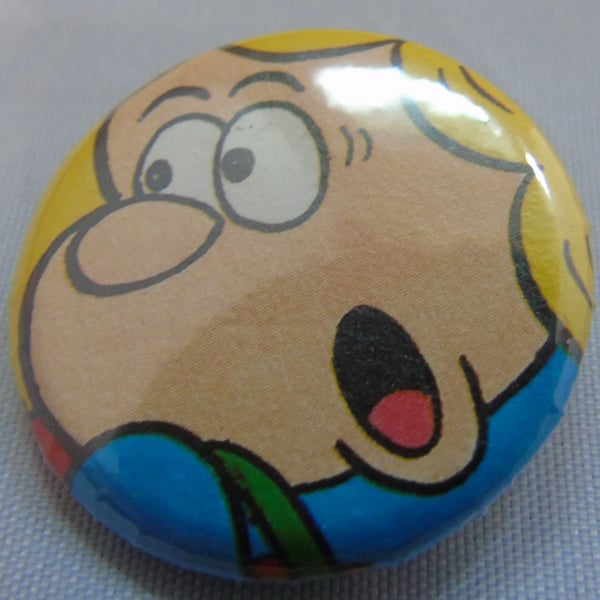 Comics Badge - Shocked Girl