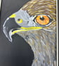 Original eagle painting 5x7" wildlife artwork  - Image 5