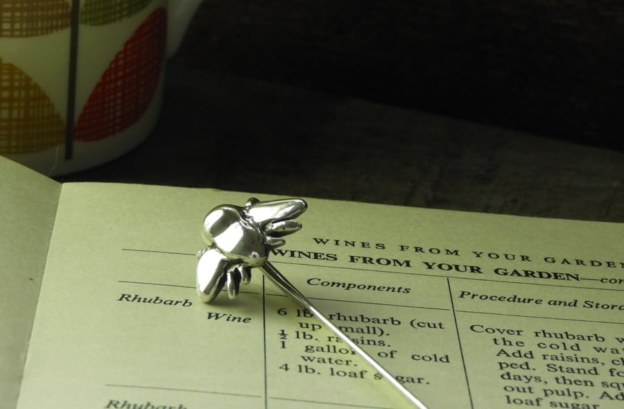 Sterling silver bee bookmark