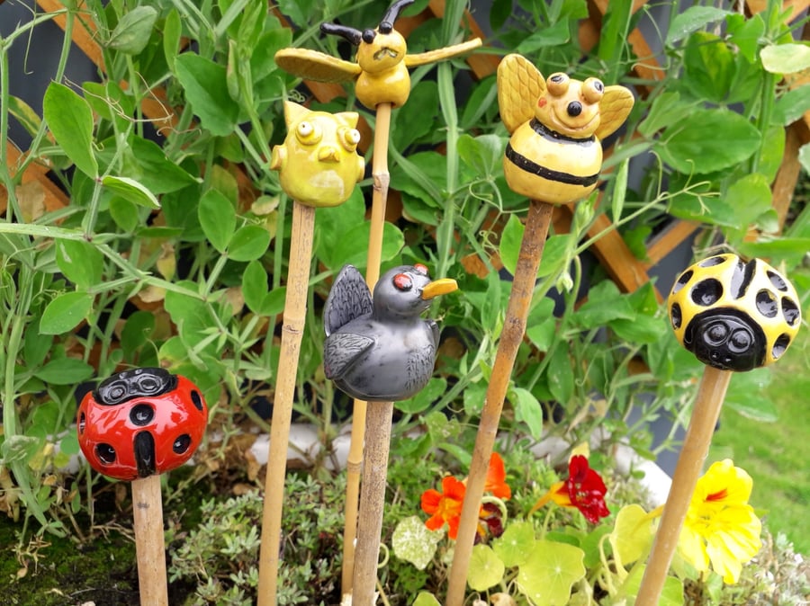  Cane Tops - Handmade for your Bamboo Sticks