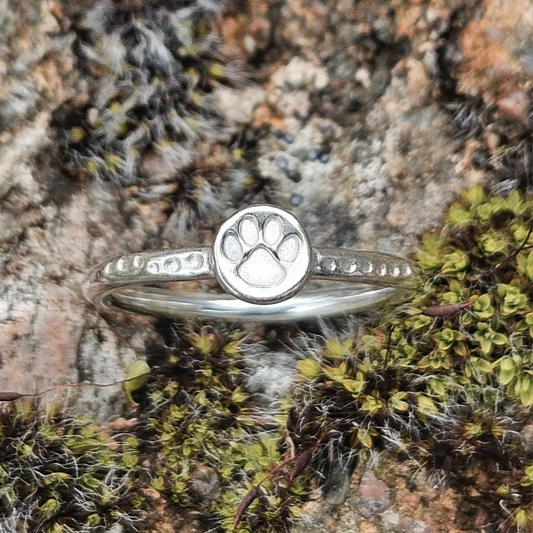 Paw Print Ring 