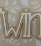 Handmade gender neutral twin babies card - Image 3
