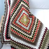 Crochet Lap Blanket Multi Coloured