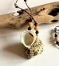 Statement shell necklace with beads - Image 5