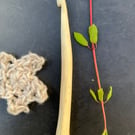 Hand-carved Crochet Hook, 9.5mm