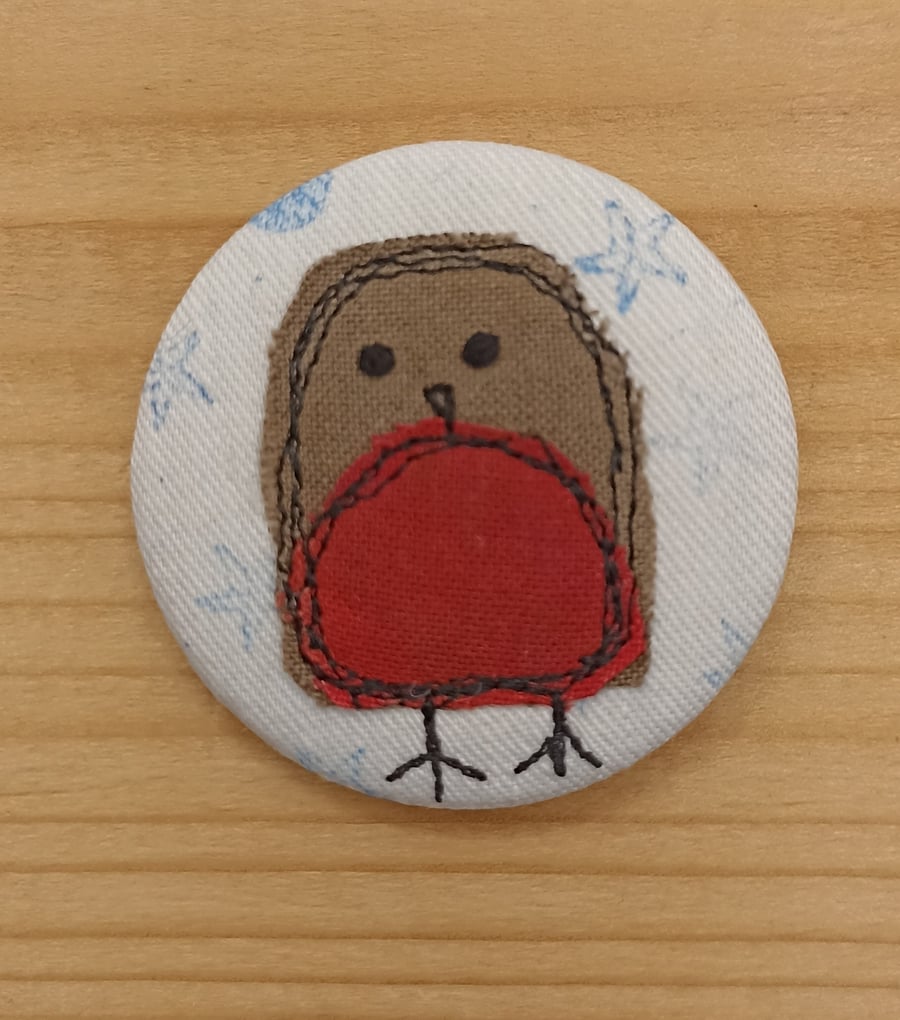  Robin Brooch