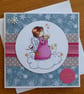 Happy Christmas Card - Angel - Image 1