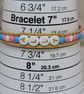 Trans ally bead and gold leather bracelet, LGBTQ - Image 10
