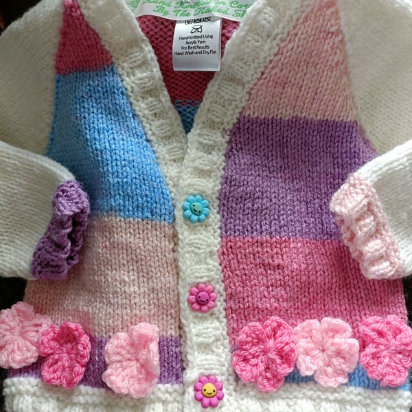 Hand Knitted childrens cardigan 