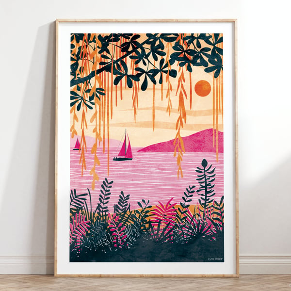 Paradise Island Art Print 