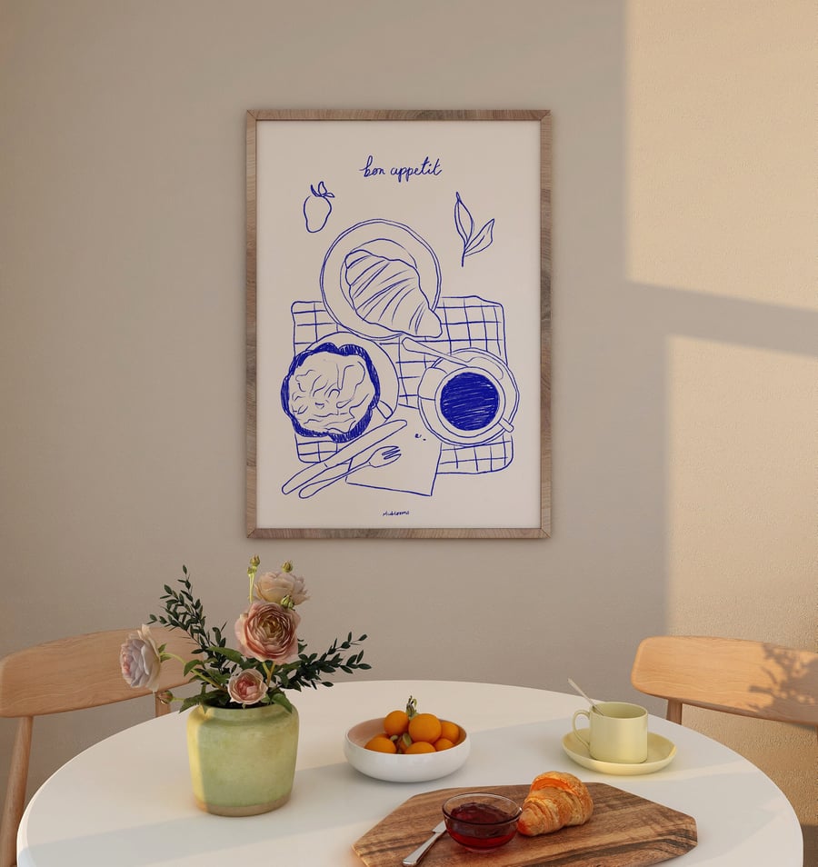 Bon Appetit Print Poster