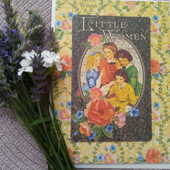 Vintage-style Little Women card - Blank card - Treasured Keepsake