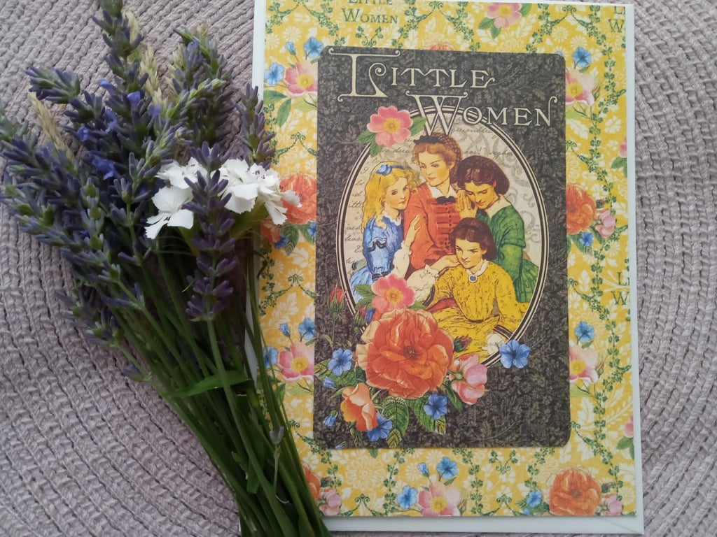 Vintage-style Little Women card - Blank card - Treasured Keepsake