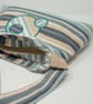 Soft fabric shoulder bag in seaside stripes - Image 3