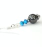 Handmade hematite earrings with crystals by Swarovski® - Image 5