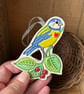 Ceramic bluetit decoration - Image 2