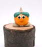 small glass pumpkin figure - Image 2