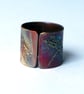 Etched copper dragonfly ring - adjustable size - Image 5