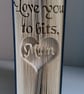 Love you to bits Mum CUT & FOLD Book folding pattern - EMAILED PDF PATTERN - Image 3