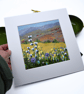 Scottish landscape - original mounted painting - sunny day - wildflowers - Image 5