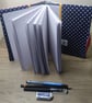A5 dachshund dog fabric sketchbook or notebook cover with sketchbook  - Image 3