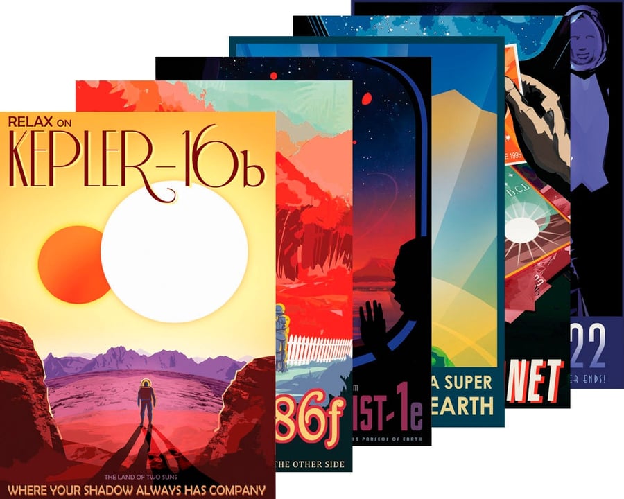 NASA Posters: Exoplanet Series, Complete Collection