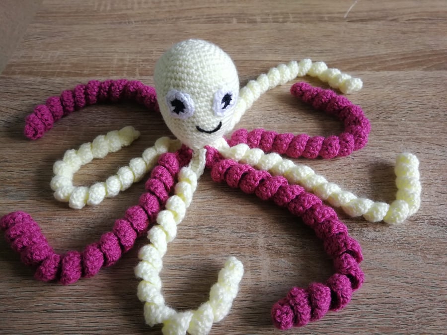 Crochet Octopus for Newborn Baby Girl