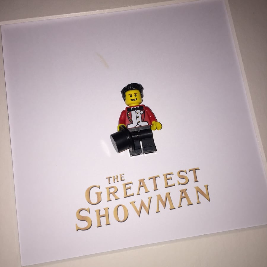 THE GREATEST SHOWMAN FRAMED CUSTOM LEGO MINIFI. Folksy