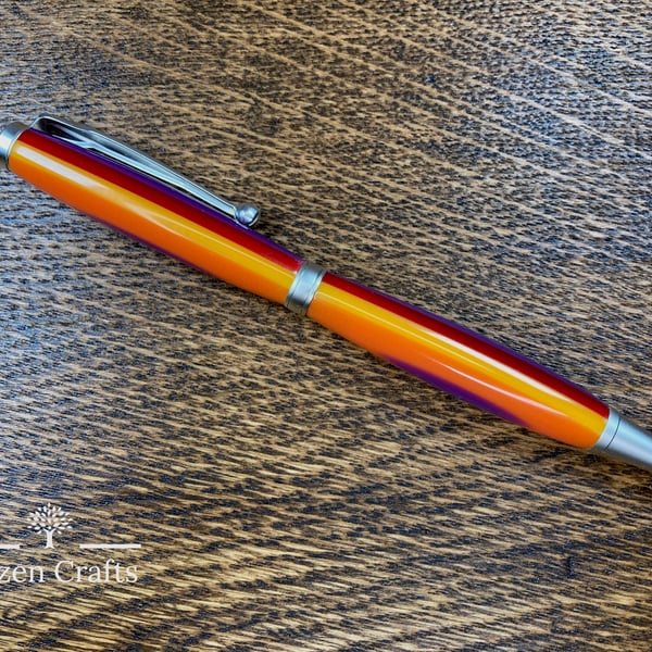 Stripy Pen mades with Omas Acyrlic