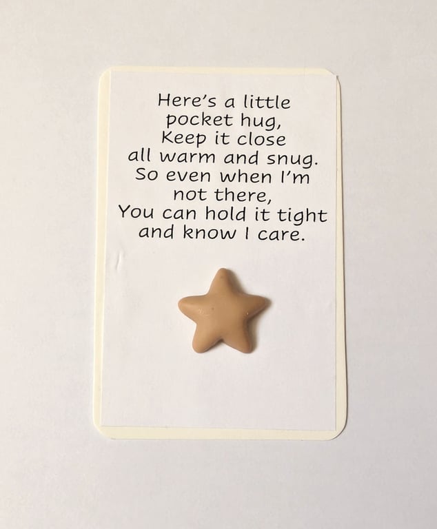 Pocket hugs - plain star