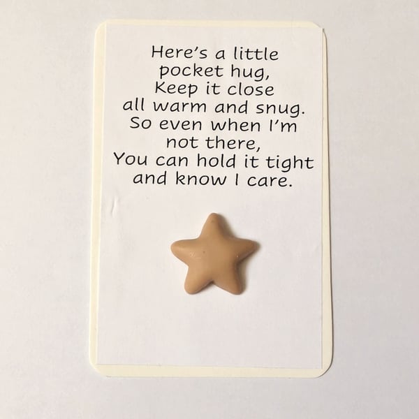 Pocket hugs - plain star