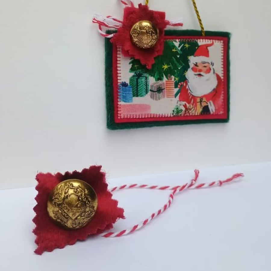 Santa's Missing Button, Christmas activity decoration, can be personalised