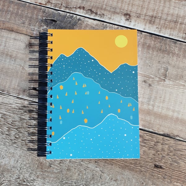 Blue Remembered Hills Notebook