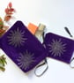 Purple Sun Velvet Makeup Bag - Image 8