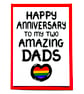 Anniversary Card For Two Dads, Gay Anniversary Card - Image 4