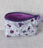 Large coin purse, pouch, floral. - Image 6
