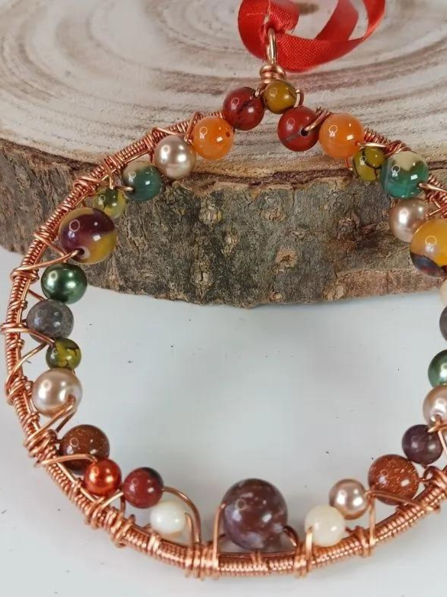 Handmade Gemstone Suncatcher