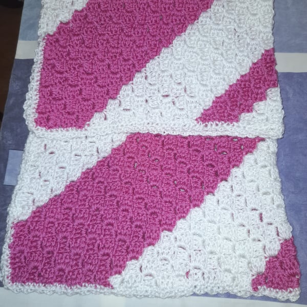 Corner to Corner Crochet Baby Blanket  