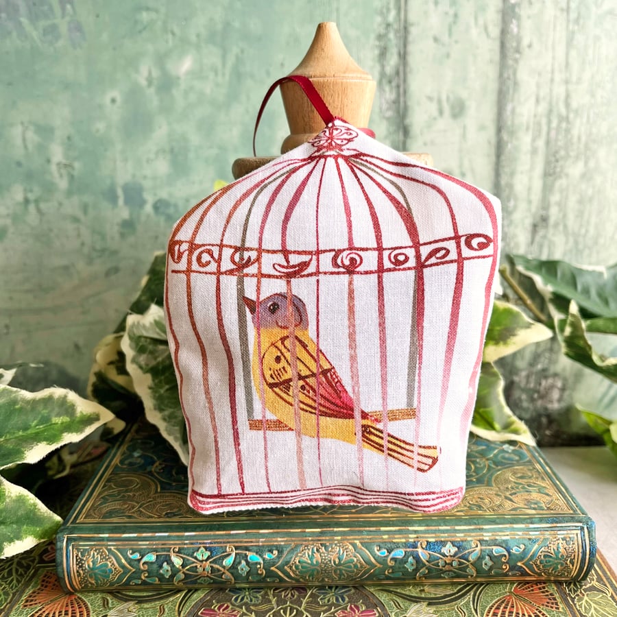 Handmade lavender bag, christmas gift for mum, stocking filler, gift for nan