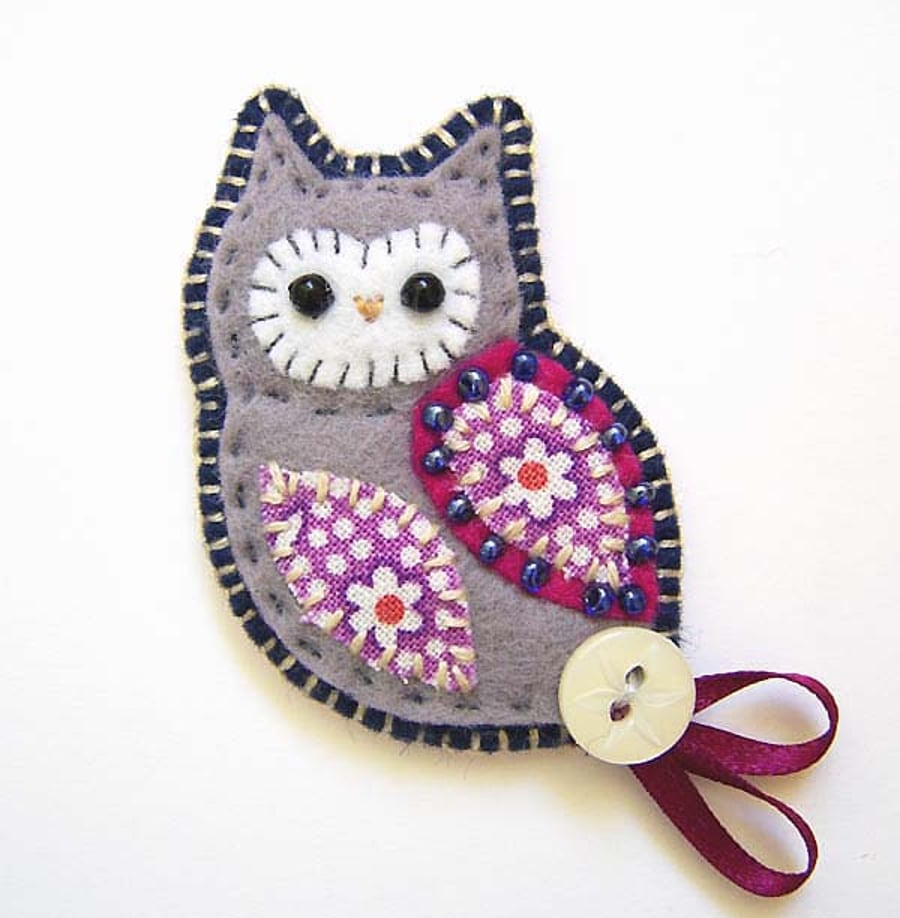 Owl Brooch