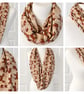 Cute Fox Infinity Scarf, 100% cotton  - Image 10