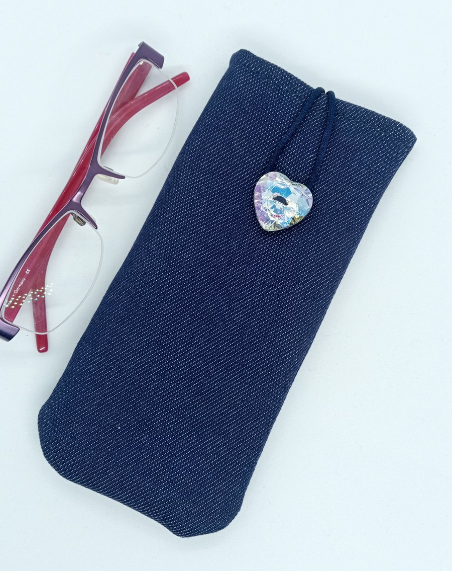 Denim Glasses Case NO POSTAGE 12LF