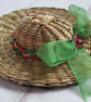 Set of Four Miniature Hat Christmas Decorations, Festive Hats, Christmas Hats - Image 3