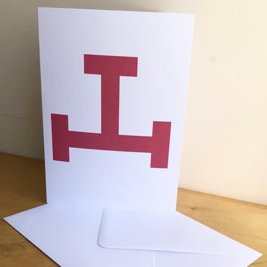 Triple Tau - Masonic - Single or Pack of Six Greeting Cards with Envelope