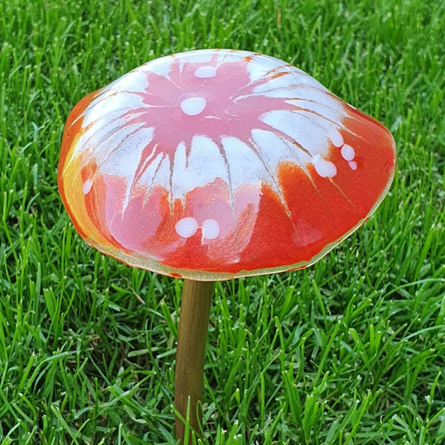 Fused Glass Mushroom
