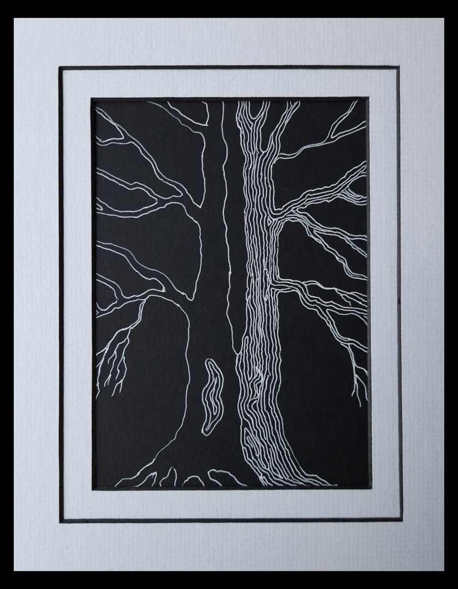 Noir et Blanc, original drawing