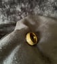 Resin ring with black and gold - Image 2