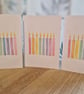 Birthday Candles Handpainted Greeting Card